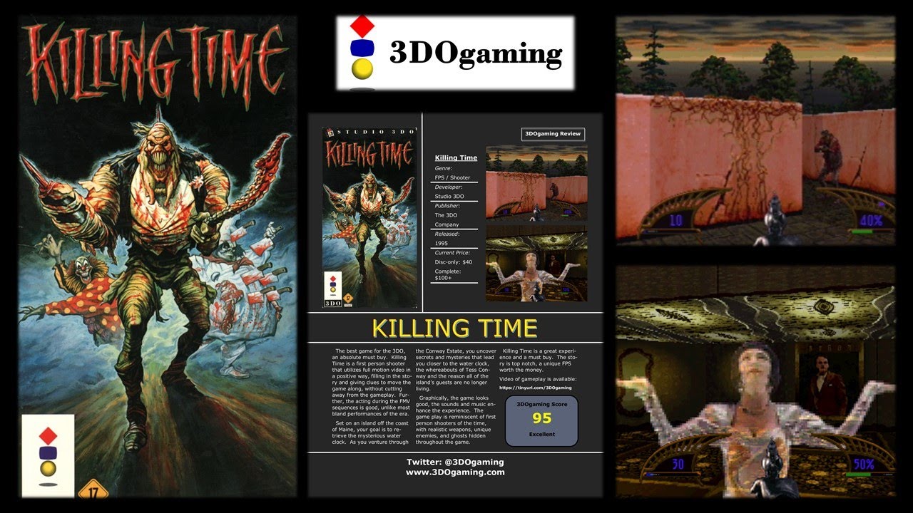 Killing Time (3DO) Gameplay YouTube