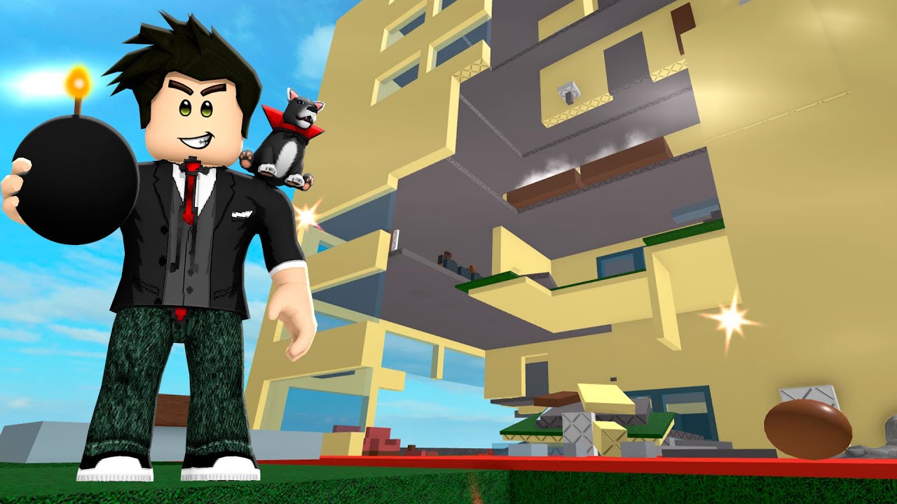 QUEBRA QUEBRA NO HOTEL  Roblox - Blow'up a Hotel 