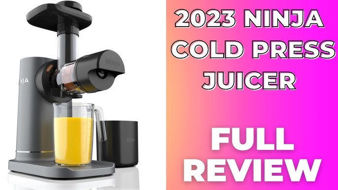 Ninja NeverClog Cold Press Juicer, Powerful Slow Juicer, Total