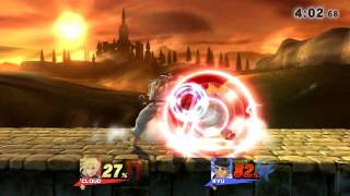 Super Smash Bros Wii U Online Battle Cloud vs. Ryu