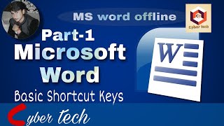 Basic shortcut keys of MS Word | Cyber tech screenshot 5