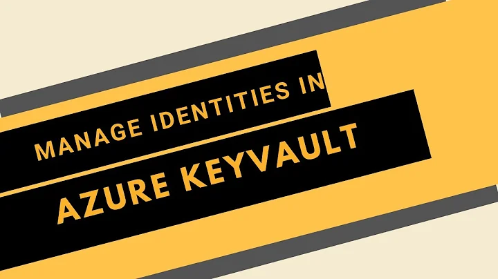 azure keyvault and managed identity with app service