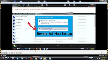 How to create an AD HOC Network in Windows 7