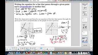 Topic 5 - Parallel and Perpendicular lines