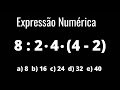 #Shorts Como resolver uma expressão numérica com divisão e multiplicação