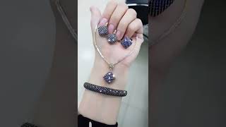 Turkish Handmade Jewelry 925 Sterling Silver Turquoise Stone Women Earring pendent Set | #youtube