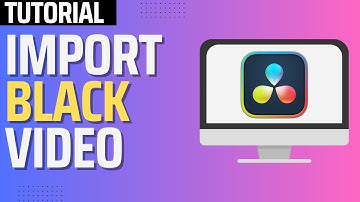 How To Add Black Video in Davinci Resolve (Step By Step)