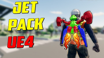 UE4 Реактивный ранец в играх / Jet Pack unreal engine 4