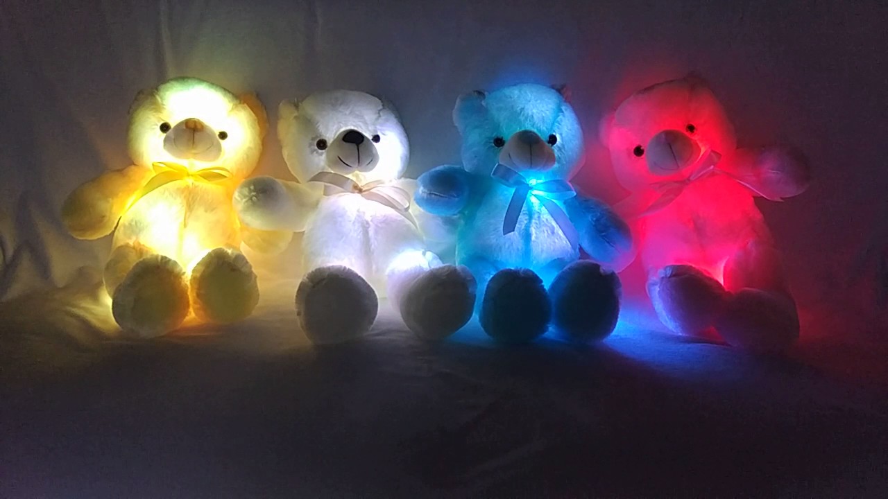 led light up bear