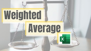 How To Compute WEIGHTED AVERAGE in Excel: Mathematical Logic and the =SUMPRODUCT formula in Excel