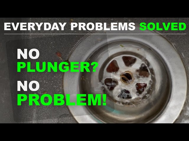 How to Unblock a Kitchen Sink Without a Plunger: Easy DIY Fixes