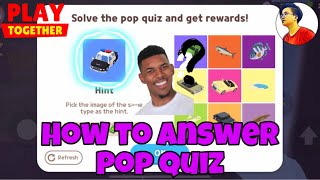 POP QUIZ FISHING | PLAY TOGETHER screenshot 2
