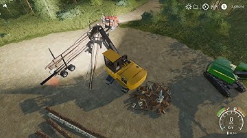 FS19 Logging - Loading long logs