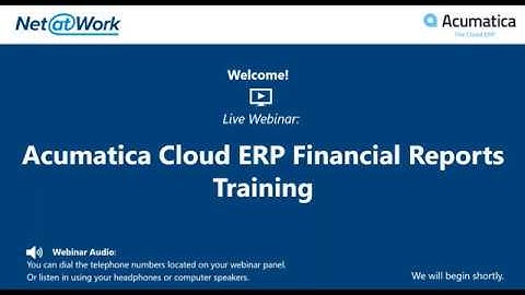 Acumatica Reporting Tips: Financial Reporting Training