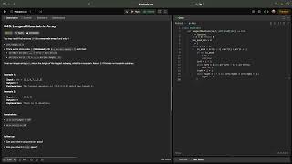 No Sound Leetcode 845: Longest Mountain in Array