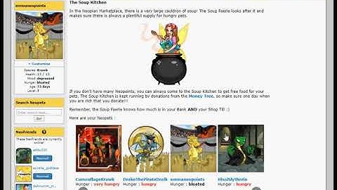 Neopets - The Soup Kitchen - Avatar