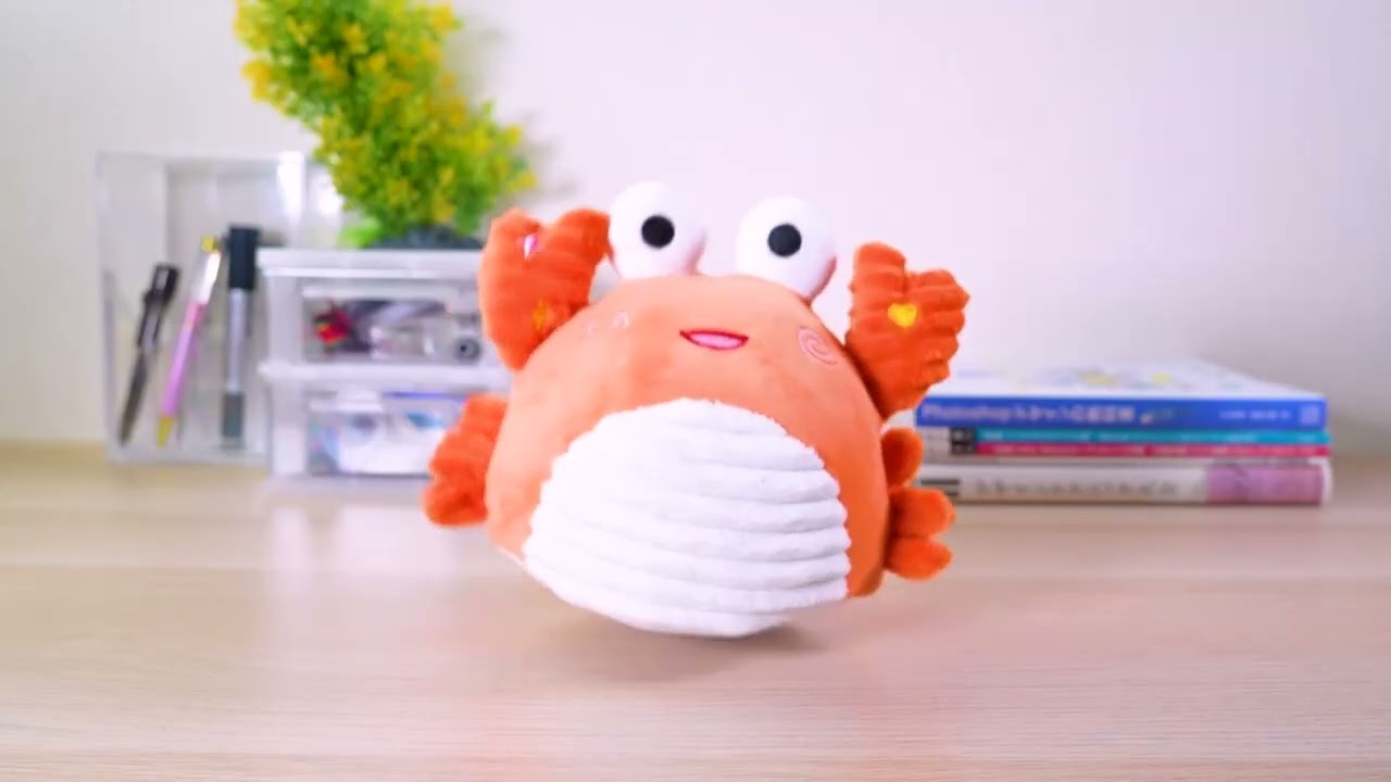 音楽に合わせ小刻みにジャンプする／ ぬいぐるみシリーズ登場