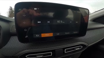 How to Manually Tune Radio Station in Dacia Sandero III ( 2021 – now )
