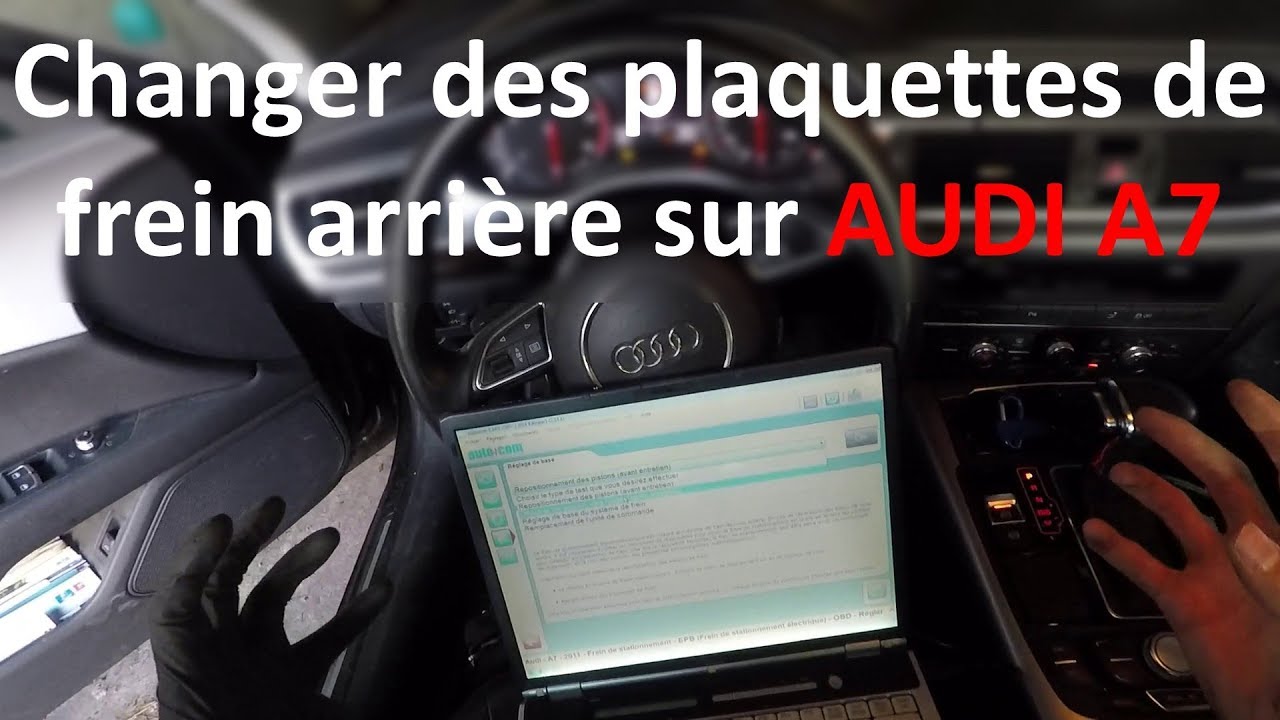 Comment changer des plaquettes de frein arrière sur AUDI A7