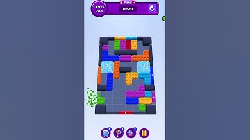 Color Block Jam Level 248 Solution Walkthrough#colorblockjam #gaming #games #colorblockjamgame #game