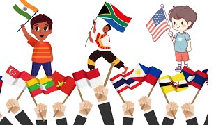 learn about the countries and nationalities |kids and adults education