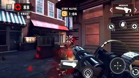 Dead trigger 2 minigun mayhem level 52