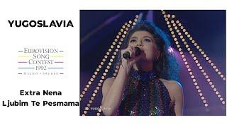 Extra Nena - Ljubim Te Pesmama (Eurovision 1992 - Yugoslavia)