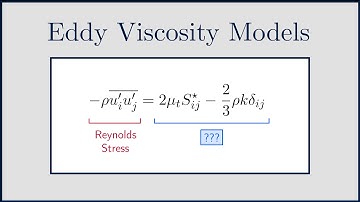 [CFD] Eddy Viscosity Models for RANS and LES