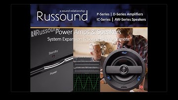 Power Amps & Speakers System Expansion & Sound Reinforcement- Russound (Podcast)