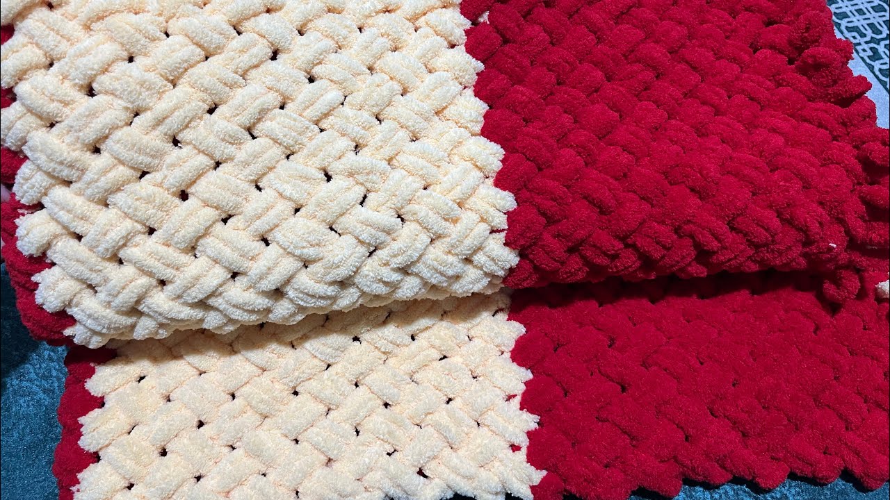 Pufy iple #bebek #battaniye yapımı tüm detaylarıyla herkes yapabilir en kolayı 