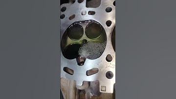 Engine Head valve leakage check ✅ Easy trick..? #automobile #mechanic #shorts