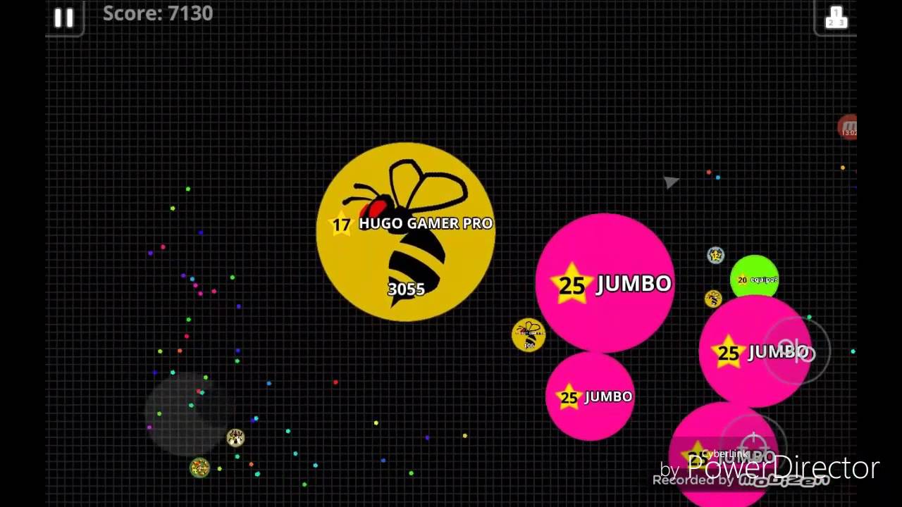 JUGANDO AGAR.IO CON UN LAGASO Y CON UN TEAM PRO (ANDROID camera iphone 8 plus apk