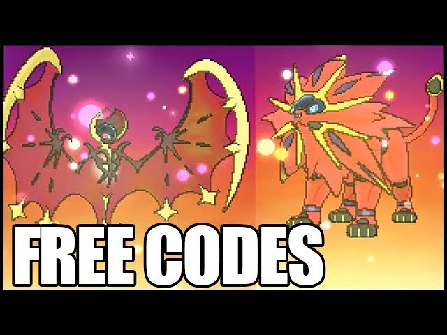 Shiny Solgaleo & Lunala codes will - Pokémon Global News