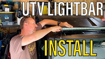 UTV Lightbar Install Polaris General 4 1000 II Rigid Lightbar Custom Install  utv light bar install