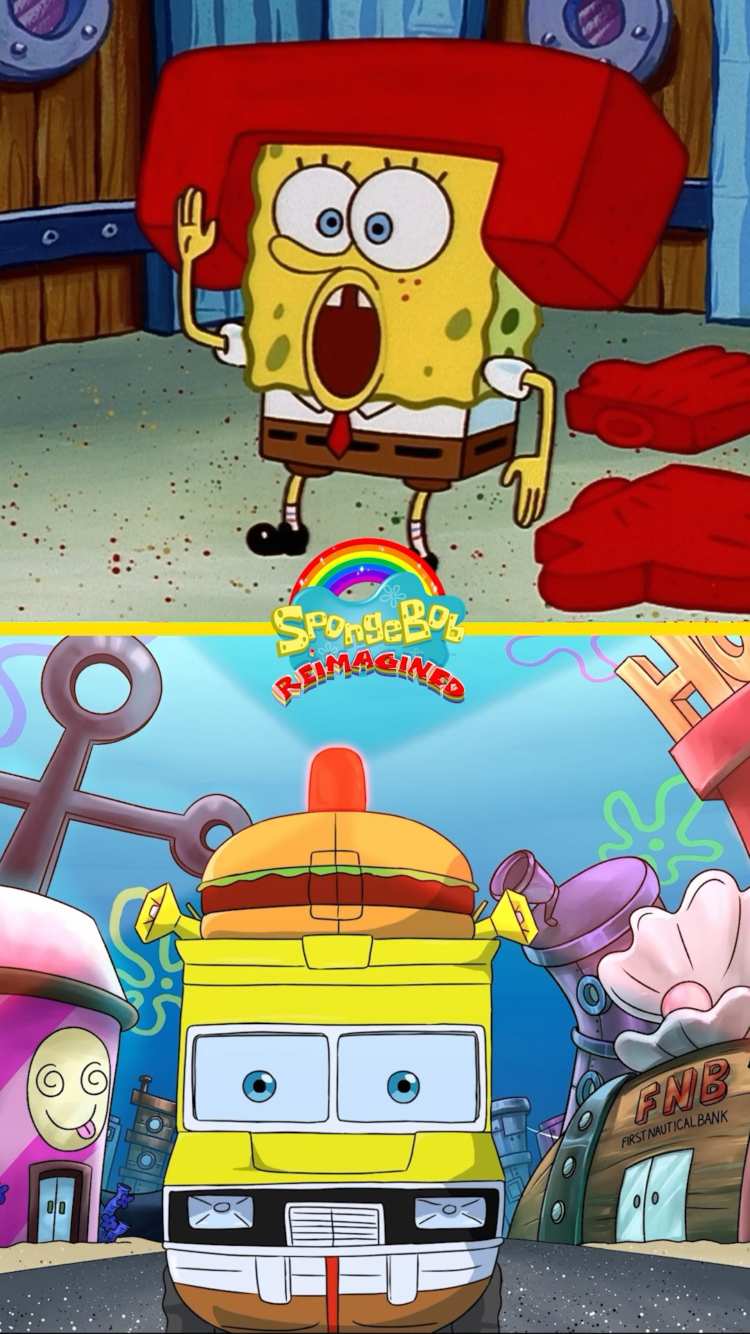 it's like a SpongeBob x Transformers crossover ? | #shorts