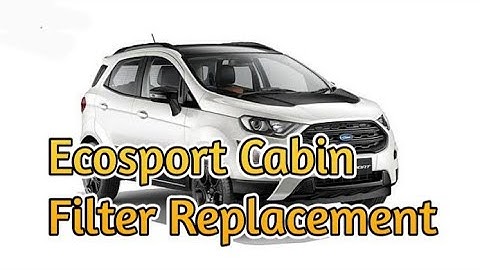Ford Ecosport Cabin Filter Replacement || Ecosport Cabin Filter location #ford #ecosport #mautotech