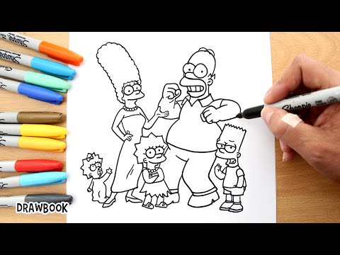 Video: How To Draw Simpsons Characters