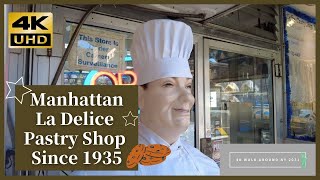 Match Highlights La Delice Pastry Shop   Walk around NY 2021 4K