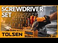 TOLSEN® Screwdriver Set for Home Use 19/44/100Pcs Magnetic Screwdriver Set