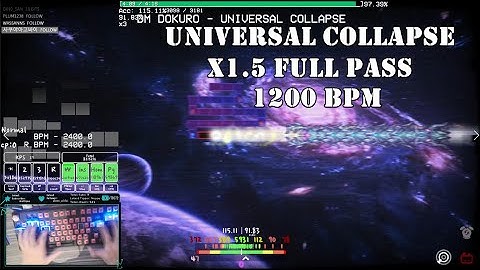 [ADOFAI Custom clear][x1.5]DM DOKURO - UNIVERSAL COLLAPSE (map by jjJjJJjj)