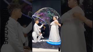 Wedding Bubble Magic 🥶 l #wedding #amazing #trending