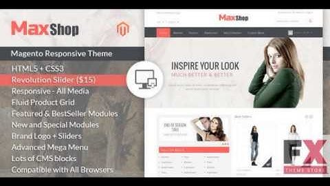 Preview Maxshop - Magento Responsive Theme TForest