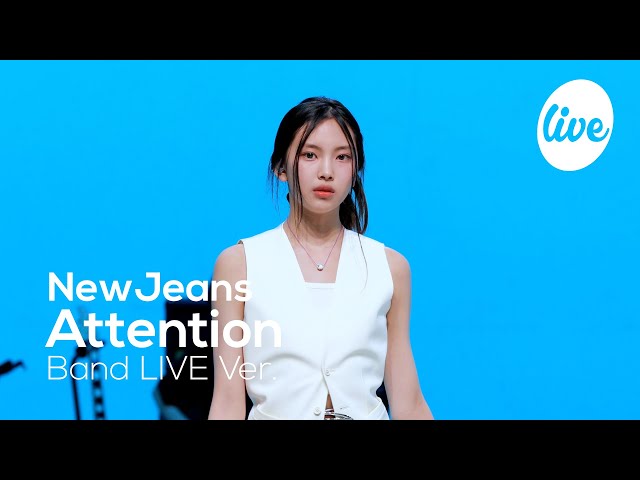 [4K] NewJeans - “Attention” Band LIVE Concert [it's Live] K-POP live music show class=