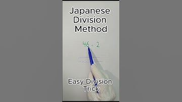 Division Trick | Japanese Division Trick #divisiontricks #maths #division