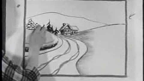 Jon Gnagy Lesson: Snow Scene