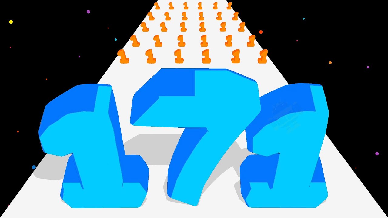 DIGIT SLICER ASMR - Level Up Number Digit Run Master 3D - YouTube