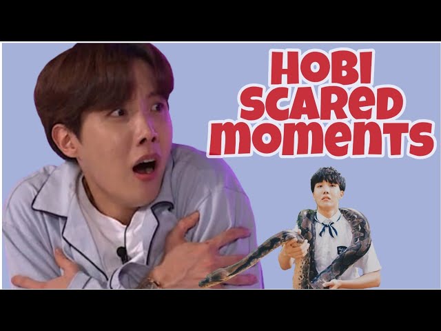 Jhope scared moments compilation #Hobi class=