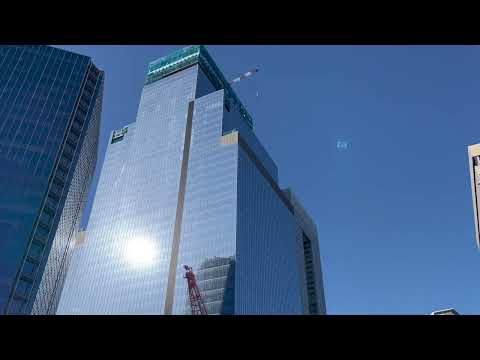 228m43階「（仮称）芝浦一丁目計画 新築工事」Ｓ棟の様子 2024年3月上旬撮影