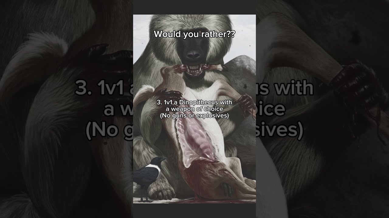 Prehistoric Would You Rather No10 Dinosaur Oldearth Wouldyourather