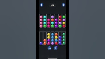 Ball sort level 1340 #gameplay #gaming #ballsortpuzzle #games #videogames